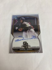2023 Bowman Chrome - Mega Box Chrome Mojo Autographs Samuel Zavala #BCMA-SZ (AU,