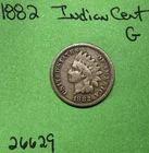 1882 Indian Head Cent / Penny 1c Good US Coin