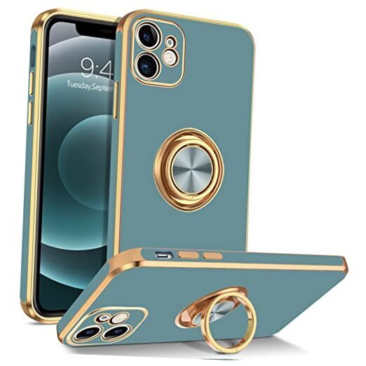 Compatible with iPhone 12 Mini Case with 360° Ring Holder