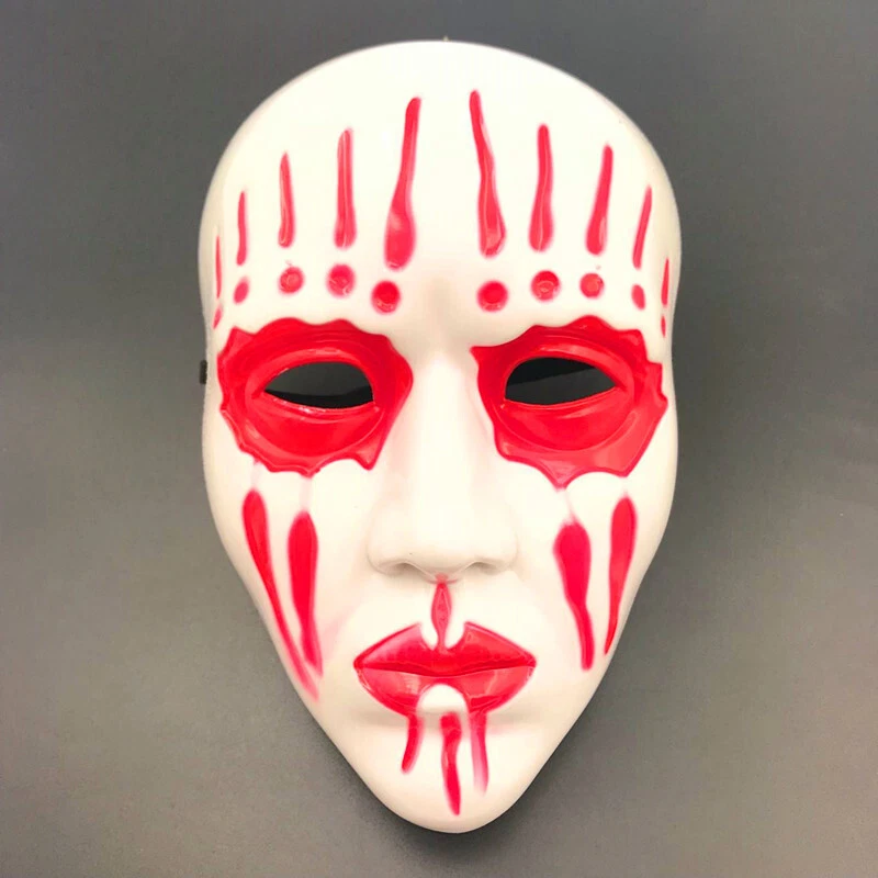 Band Joey Maschera Costume Cosplay Hacker Prop 2XHalloween Spaventoso Rave Party Slipknot - Immagine 3 di 4