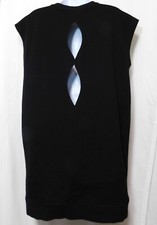 NEW Victoria Sport Active Dress M Stretch Sweatshirt Double Keyholes Back 134