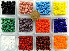 Vintage Old Time Trading Post Antique Style Pony Beads African Native Trade 1885