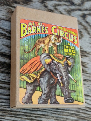 Playing Cards (Poker Deck 54Card) CIRCUS Animals Clown Vintage FlonzGift 652-003 - Picture 6 of 6