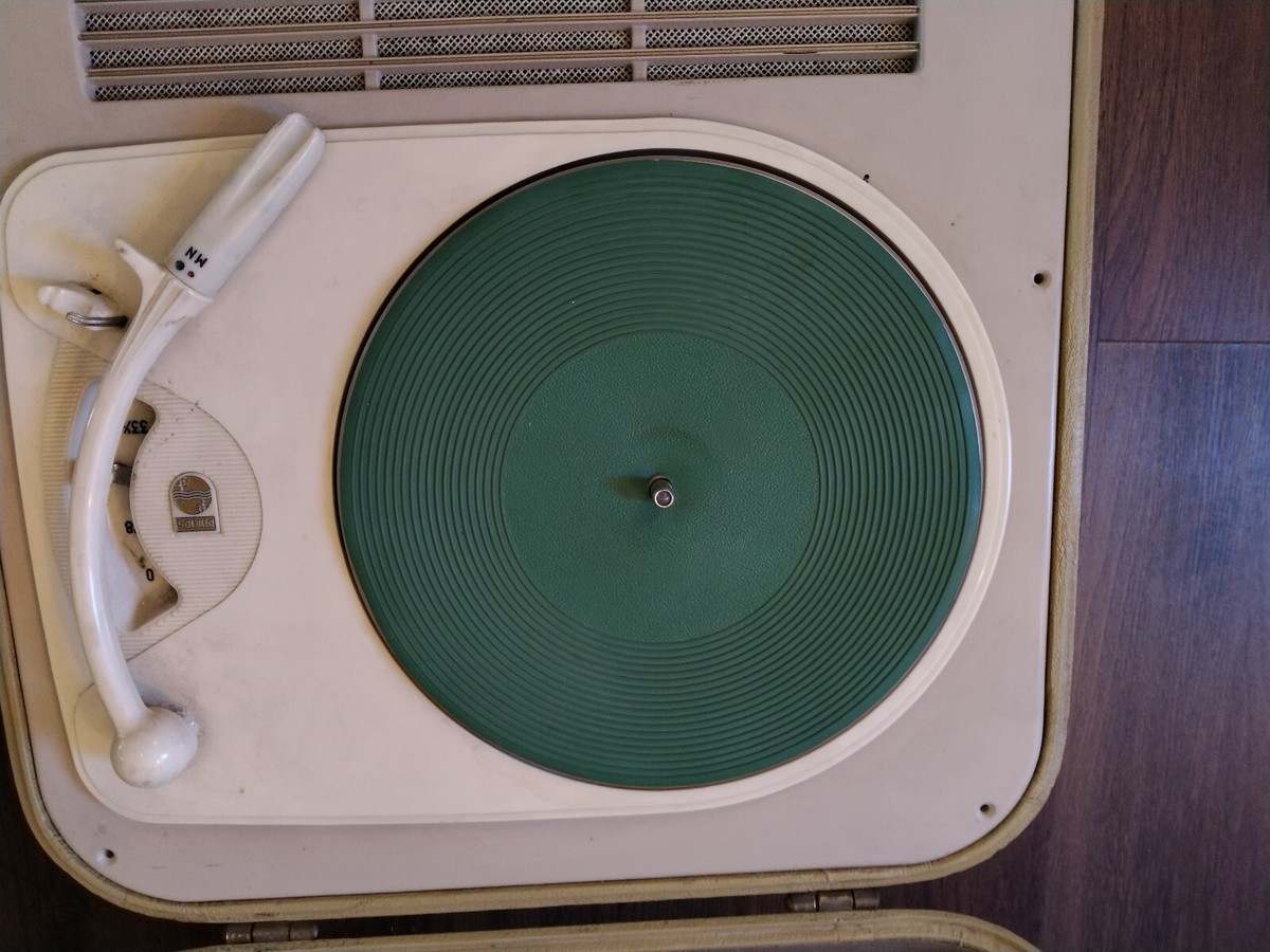 RARE PHILIPS RADIOGRAM HD 464A PORTABLE RADIO RECORD PLAYER 50S