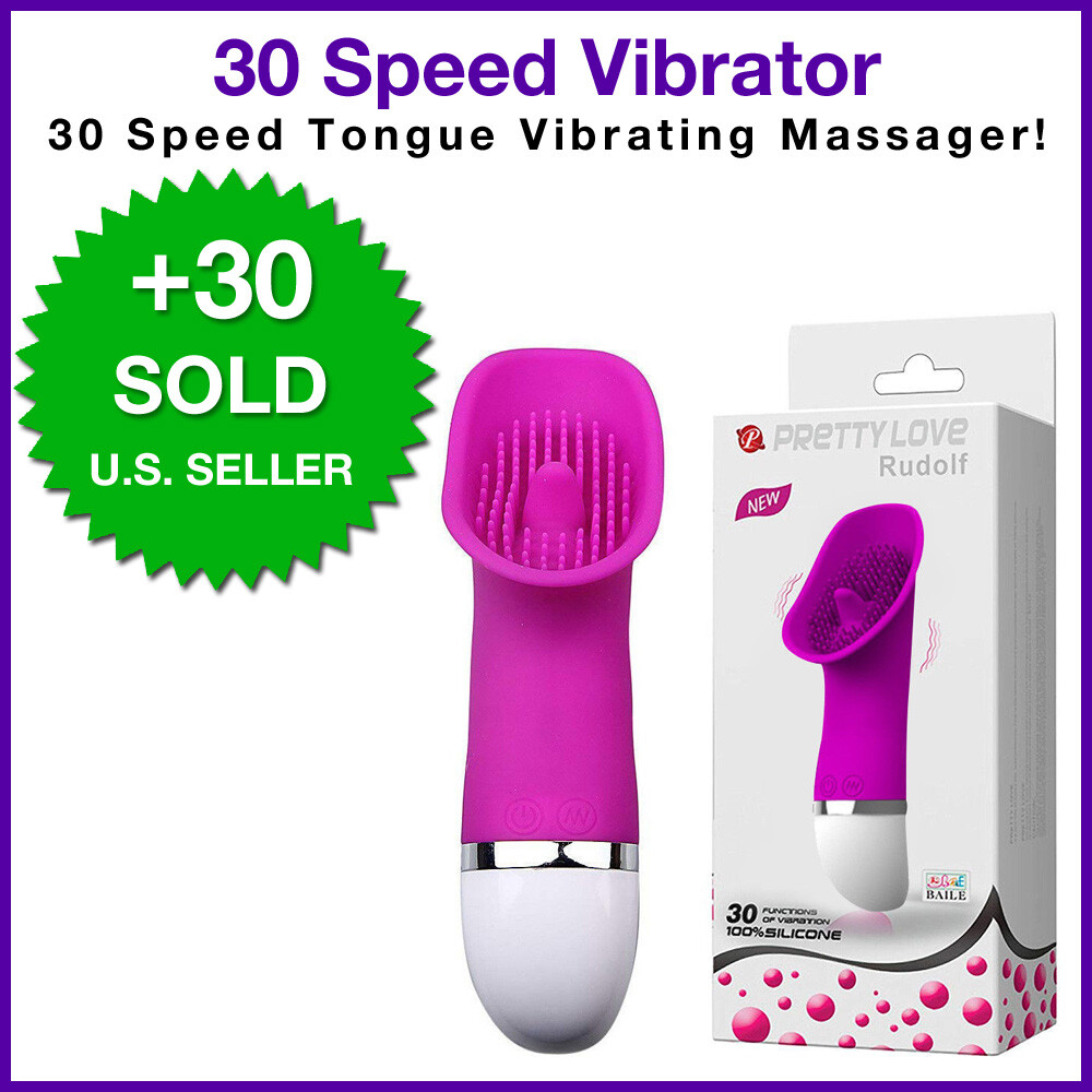 Tongue Women Silicone Clit Stimulator Massager Flirt 30 Speed Vibrator Machine