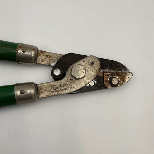 Vintage QUIK-KUT Pruners, Cutters, Loppers Lawn Garden Tools 24 Inch Made in USA - Picture 4 of 6