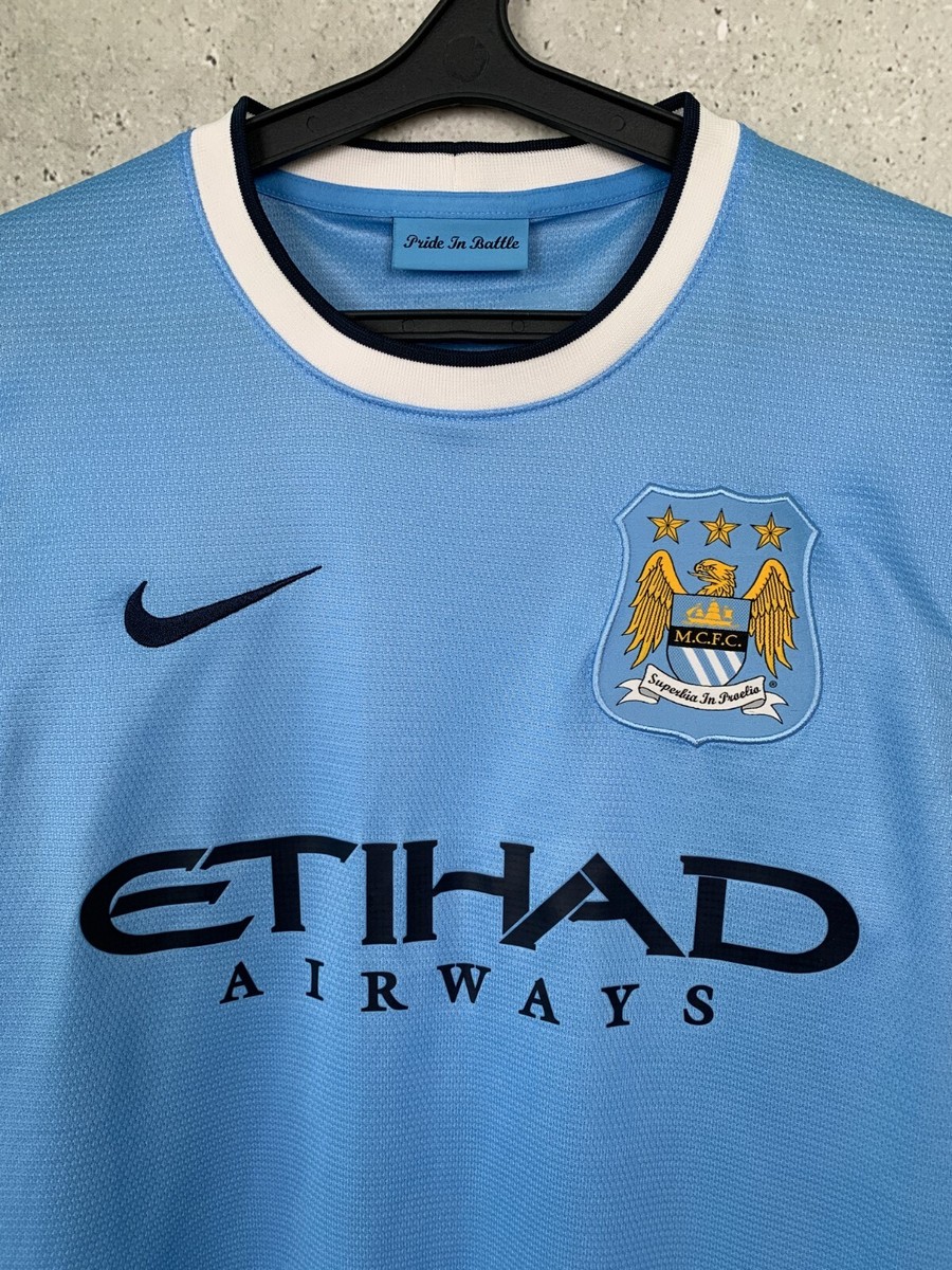 Nike マンチェスター・シティ ホームシャツ2013/14 MANCHESTER CITY FC NIKE 2013 2014 TRAINING FOOTBALL JERSEY SIZE M