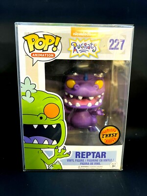 激レア‼️The Monsters – Funkit Nickelodeon Rugrats Funko Pop! Reptar #227 Limited Chase Edition