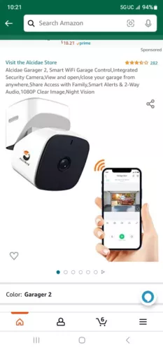 garage outdoor security camera