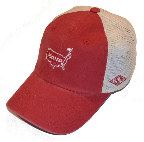 RED/IVORY) TRUCKER Style GOLF HAT | eBay