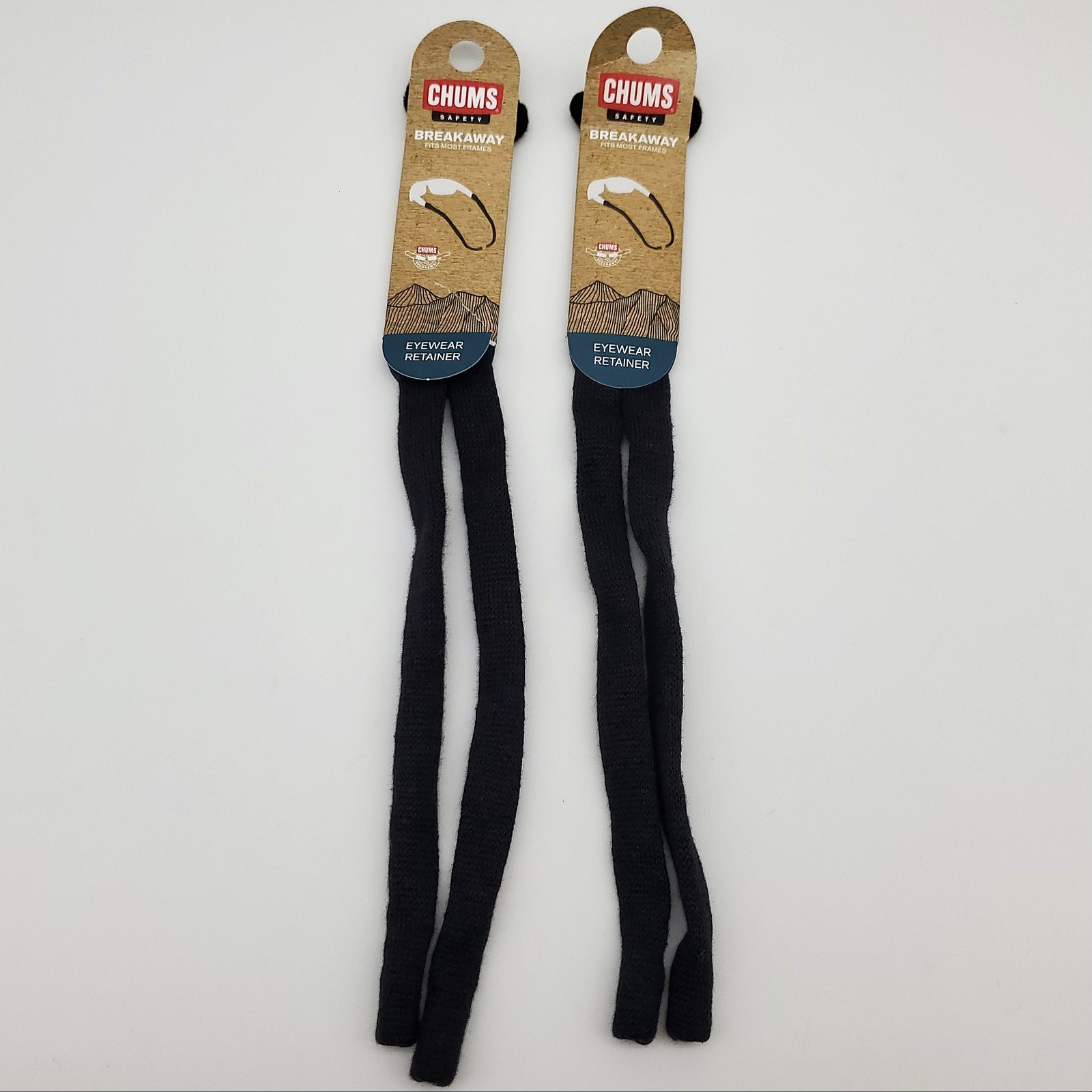 Chums Eyewear Retainer Breakaway 13002100 Black Cotton Fits Most Frames