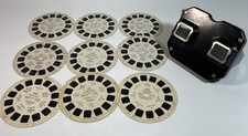 Vintage Sawyer's View-Master With 9 Reels Lot READ  SEE PICS RARE 1 LRRH