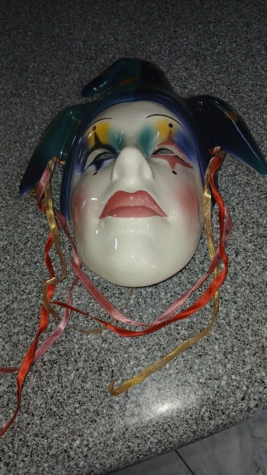 3 Máscara Vintage Porcelana Cara Dormir Geoma Mardi Gras Mascarada Veneciana EE. UU. Foto 2 de 4