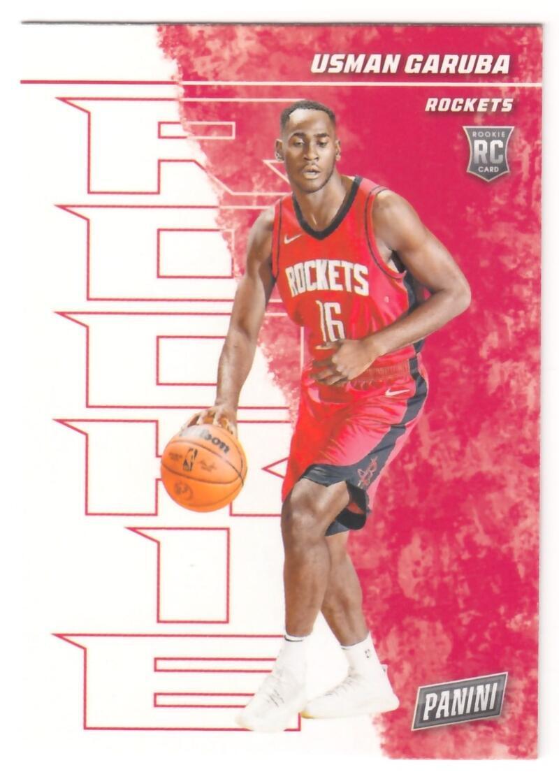 Usman Garuba 2021-22 Panini Player of the Day #73 RC Rockets