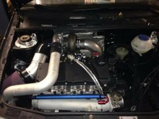 Billet Einspritzleiste Aluminium VW VR6 AAA ABV Turbo schwarz CNC gefräst