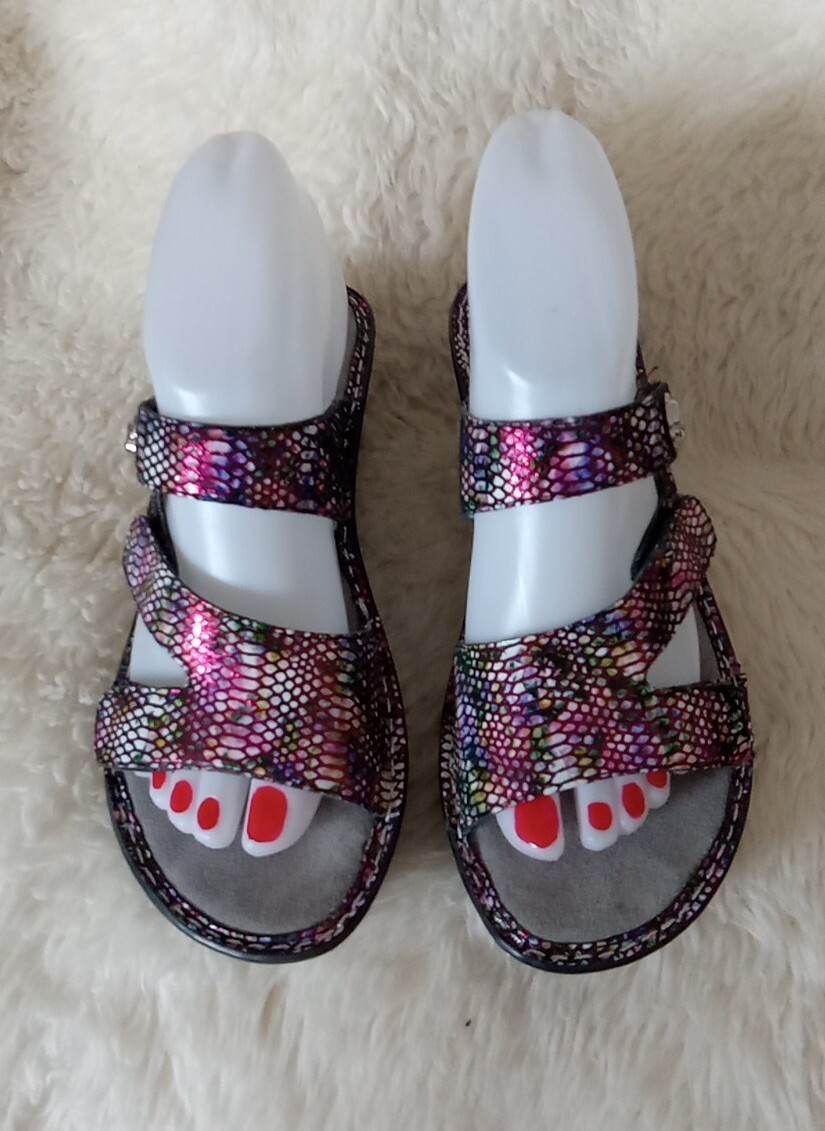 Alegria lotto 299 scarpe sandali con zeppa Loti Funtastic donna taglia 37 US 7 7 5