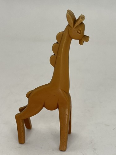 Don Manning Art Giraffe braun verbrannt orange stilisiert 3""