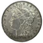 1880-O $1 Morgan Silver Dollar AU VAM 43 Double Ear ~