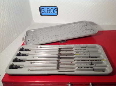 Stryker Suction Irrigation Tip Set  9 Pieces + 250-070-510 Sterilization Case
