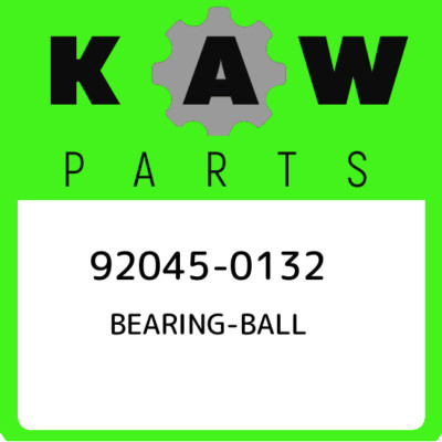 92045-0132 Kawasaki Bearing-ball 920450132, New Genuine OEM Part  