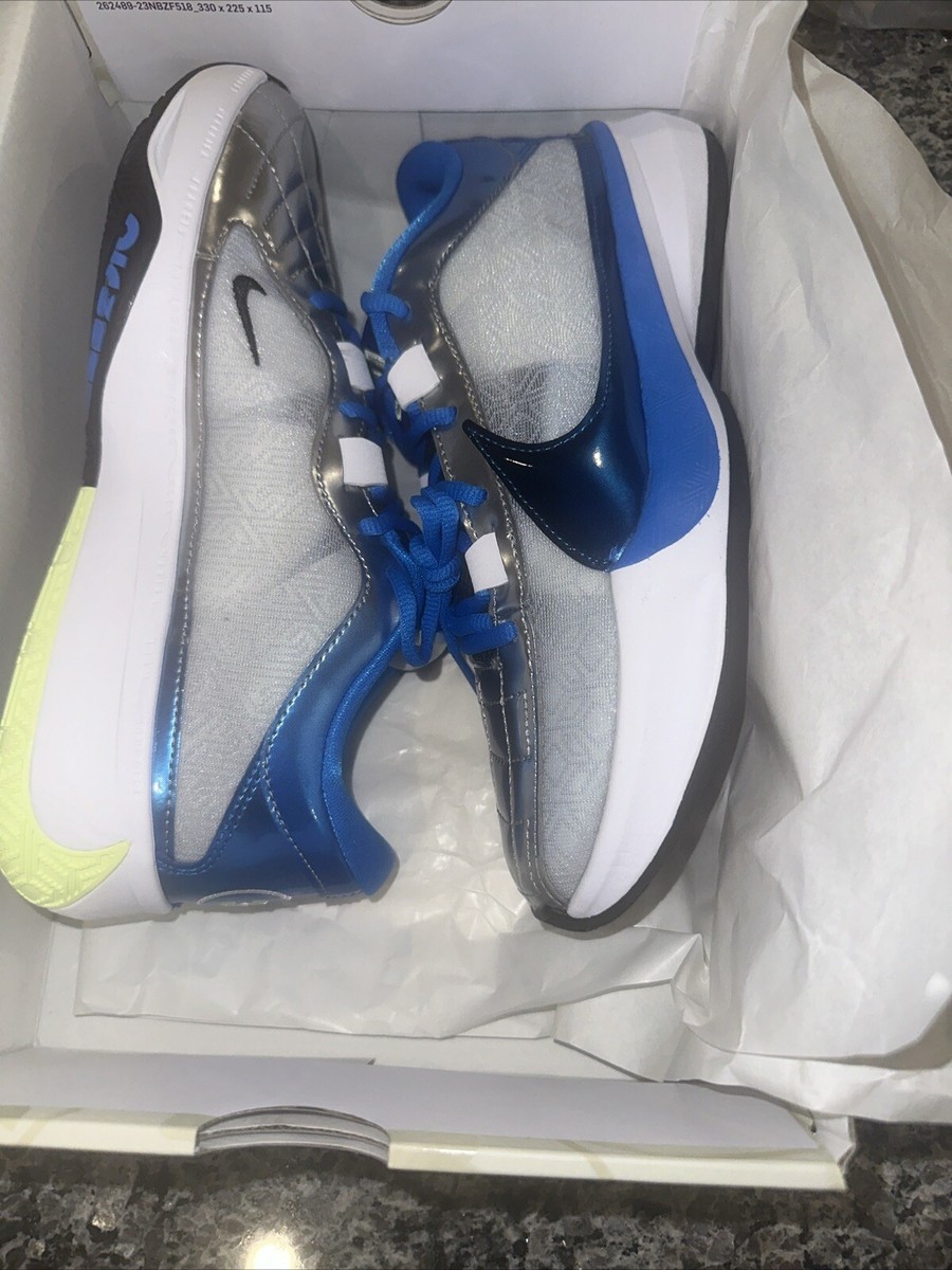 Nike Zoom Freak 5 Men's US 7.5 Black White Blue Silver Perf