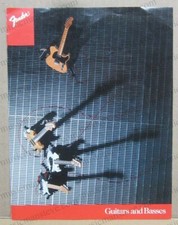 catalogo chitarre e bassi FENDER 8 pagine originale d'epoca 1990 - 8 1/2" x 11" 