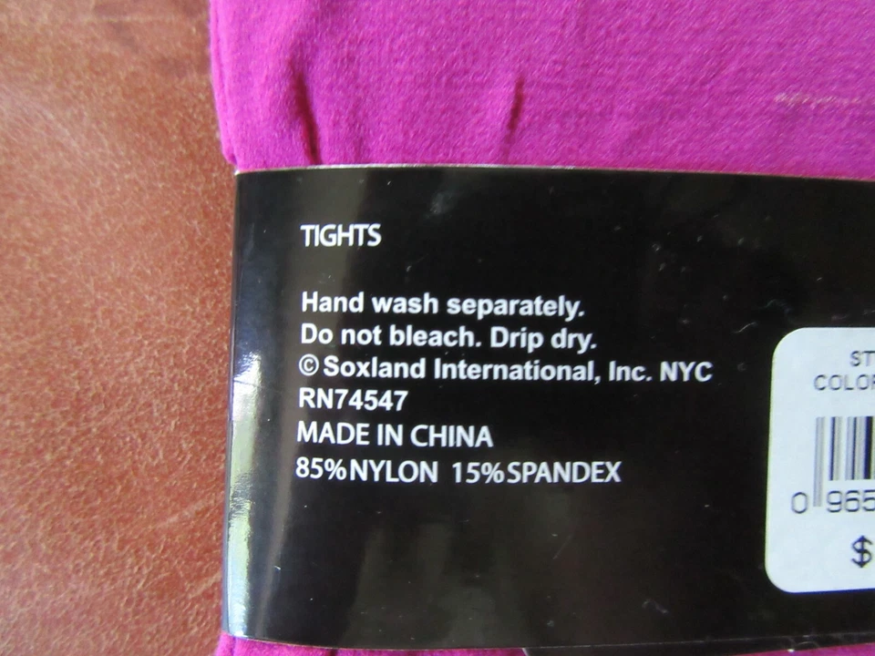 Medias cómodas de microfibra Davco S/M Batton Rouge nuevas en paquete 5'0"-5'4" 100-150 lb bonitas Foto 3 de 3