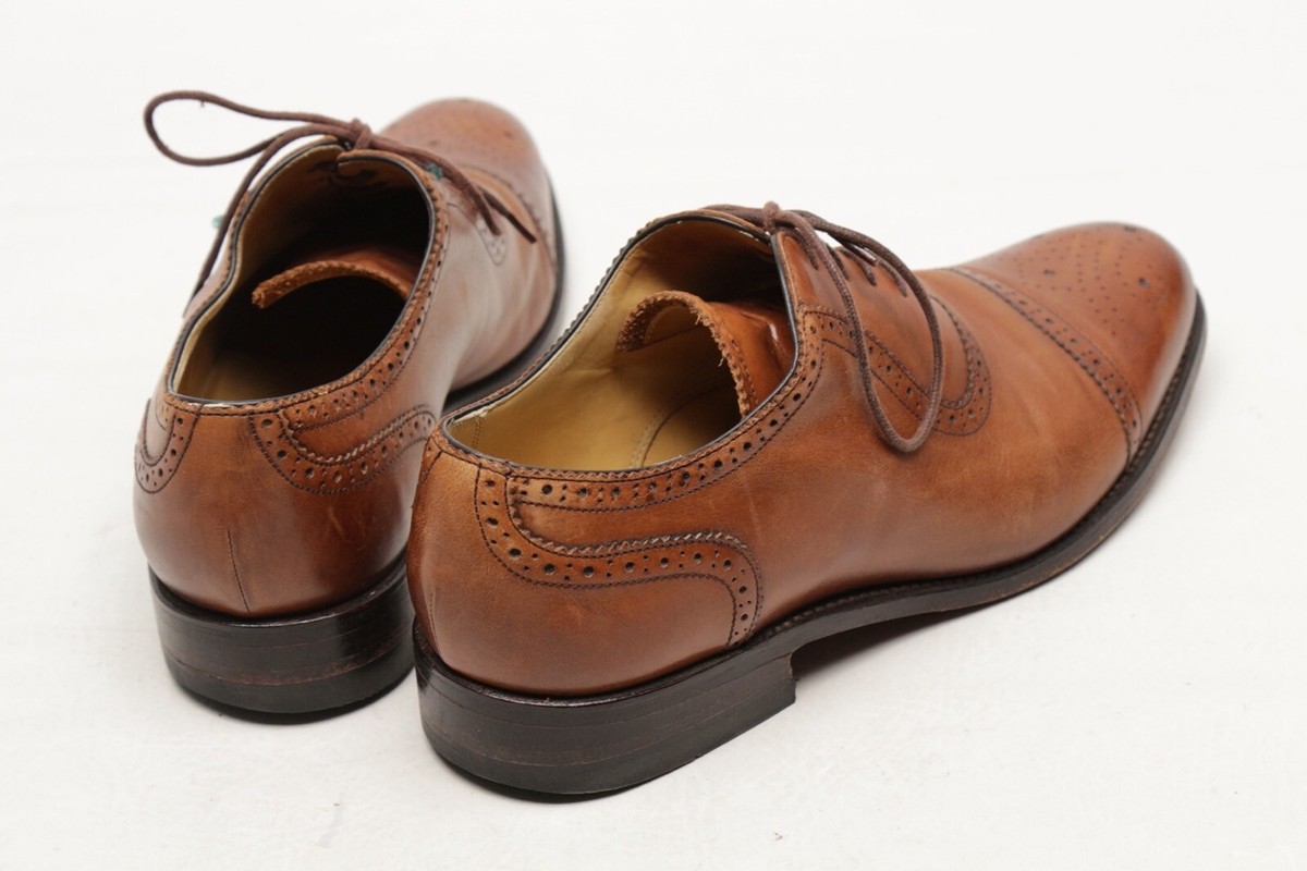Nice Charles Tyrwhitt Tan/Golden Brown Leather Cap-Toe Derby Shoes, Sz 10.5! ? Charles Tyrwhitt Men main image 4