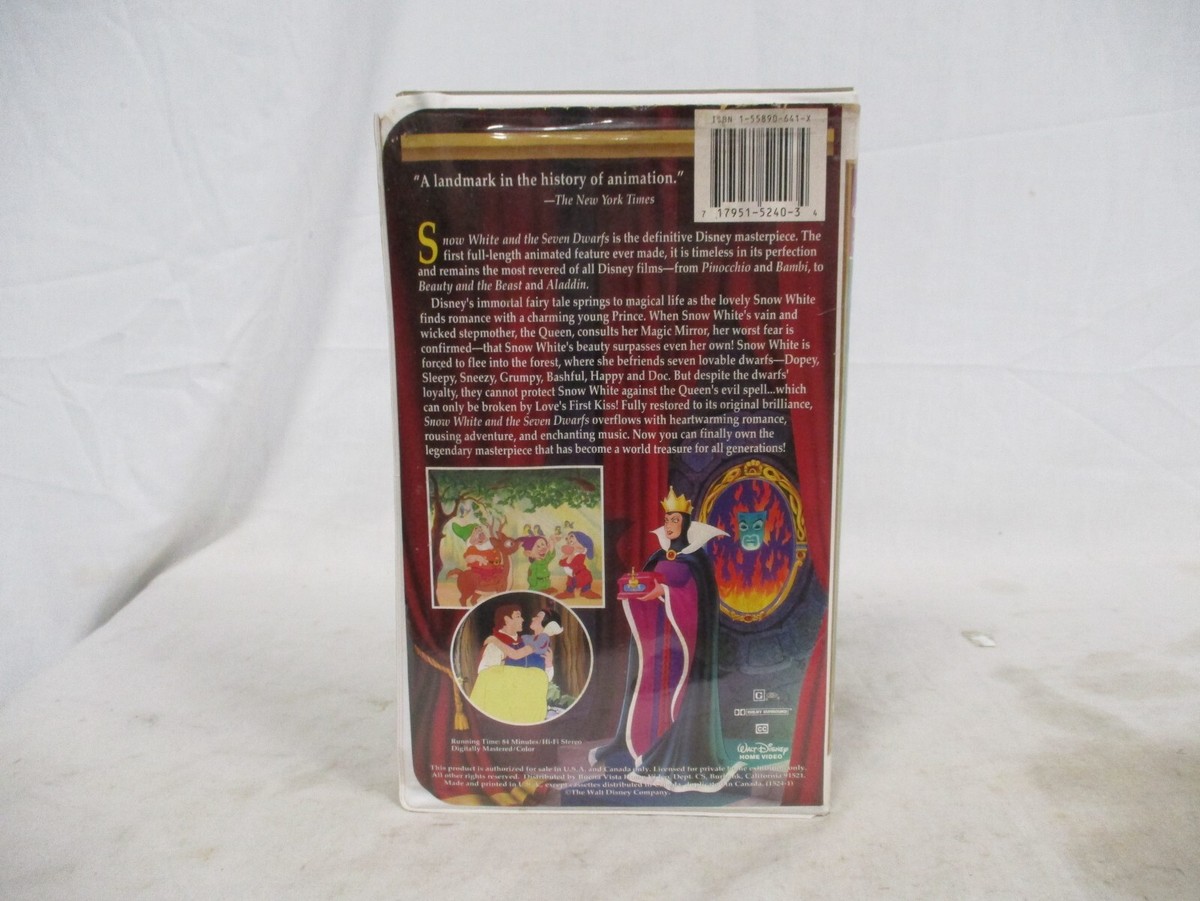 Walt Disney's Masterpiece Collection Snow White and the Seven