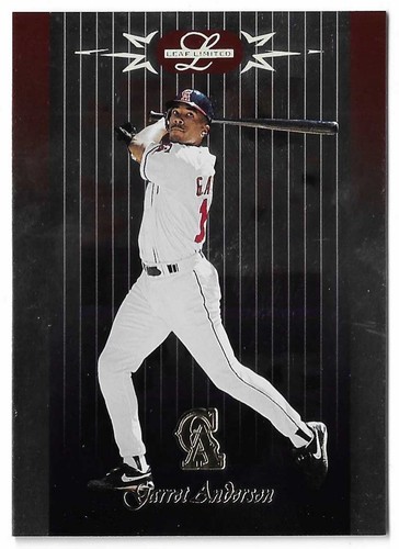 1996 Leaf Limited Garret Anderson #40 card