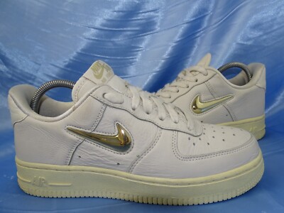 NIKE AIR FORCE 1 07 PREMIUM LX BEIGE GOLD SNEAKER SCHUHE AF1 DEADSTOCK 37 38 D78