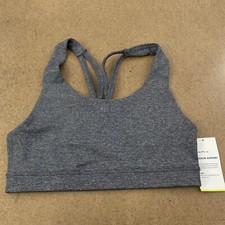 Old Navy Women's Size Small Carbon Gray Medium Support Strappy Sports Bra NWT
