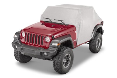 5 Layer Full Door Cab Cover For 2018-2024 Jeep Wrangler JL 2 Door Gray MasterTop