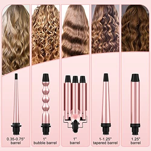 A wand curling clearance iron