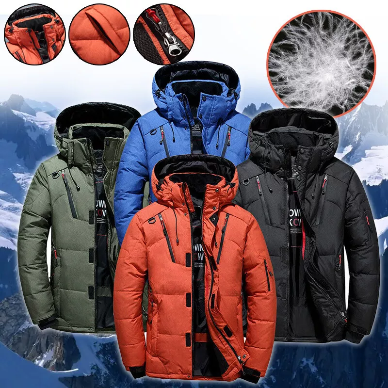 Feather down cheap coats warm