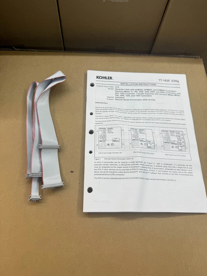 Anunciador Kohler RSA III MULT ATS (Parte #: GM91356-S6) Foto 3 de 4