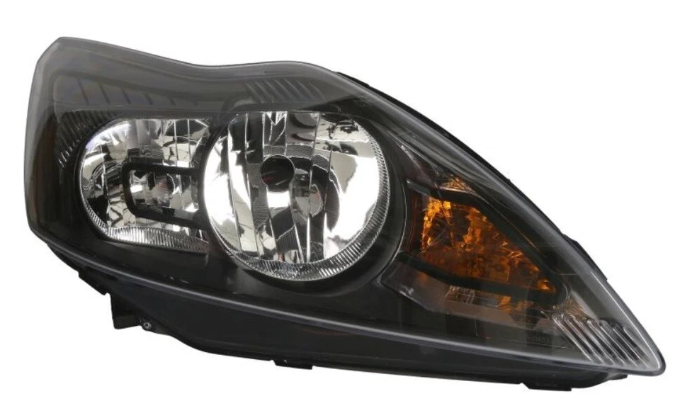 PHARE AVANT GAUCHE + DROIT ELECTRIQUE + MOTEUR FORD FOCUS II 02.08-09.12 NOIR - Photo 2/4