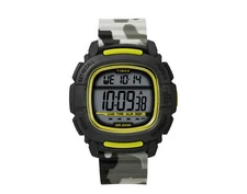 Timex Boost Shock 47mm Resin-Silicone Strap Blk/Lime/Camo Watch TW5M26600JV