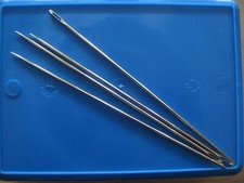 VIER  extra lange Nadeln mit gro&szlig;em &Ouml;hr ++ 152mm lang + 6" ++A5++
