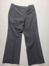 Talbots Women Pants 10 Black High Rise Dress Pants Curvy Wool Blend Jordan