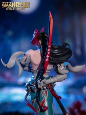 League of Legends The Unforgotten Yone Figure Statue LOL Game
