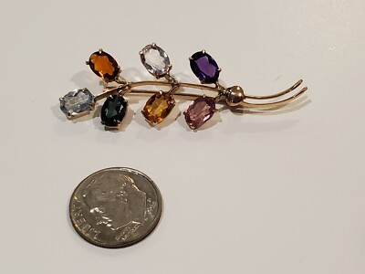 Vintage H. Stern 14k Multi Gemstone Flower Leaf Brooch | eBay Vintage H. Stern 14k Multi Gemstone Flower Leaf Brooch | eBay