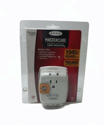 Belkin Surge Protector MasterCube for Laptops Household Electronics Phone/Router