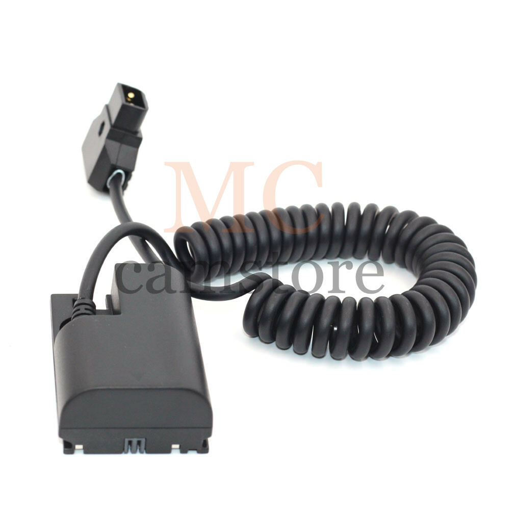 D-tap Male to LP-E6 Coupler Battery Power Adapter For Canon EOS 7D 5D 80D Dummy
