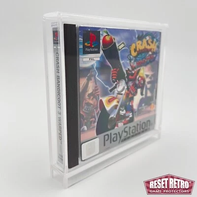 RESET RETRO Acryl Case passend für Playstation 1 UV-Schutz Hülle box game protector PS1