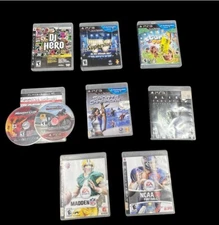 PS3 Playstation Bundle of 9 Games Multiple Titles See Description Preowned