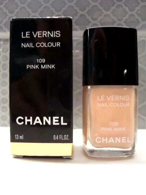 NEW AUTH Chanel Le Vernis PINK MINK 109 Nail Colour varnish 13ML RARE BOXED