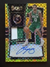 2017-18 Panini Select - Rookie Jersey Autographs Jayson Tatum #RJA-JYT /10 RC