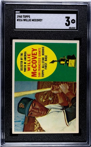 Willie McCovey #316 1960 Topps card