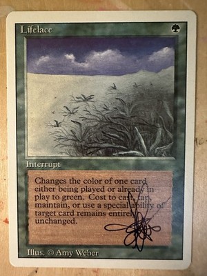 MTG ARTIST PROOF Lifelace AP Art Time Walk Sketch Amy WEBER Magic